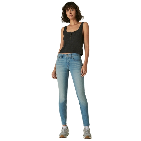 Lucky Brand Mid Rise Ava Super Skinny  in "Coolina Ct" - 26"W/29"L NWT - Picture 8 of 11